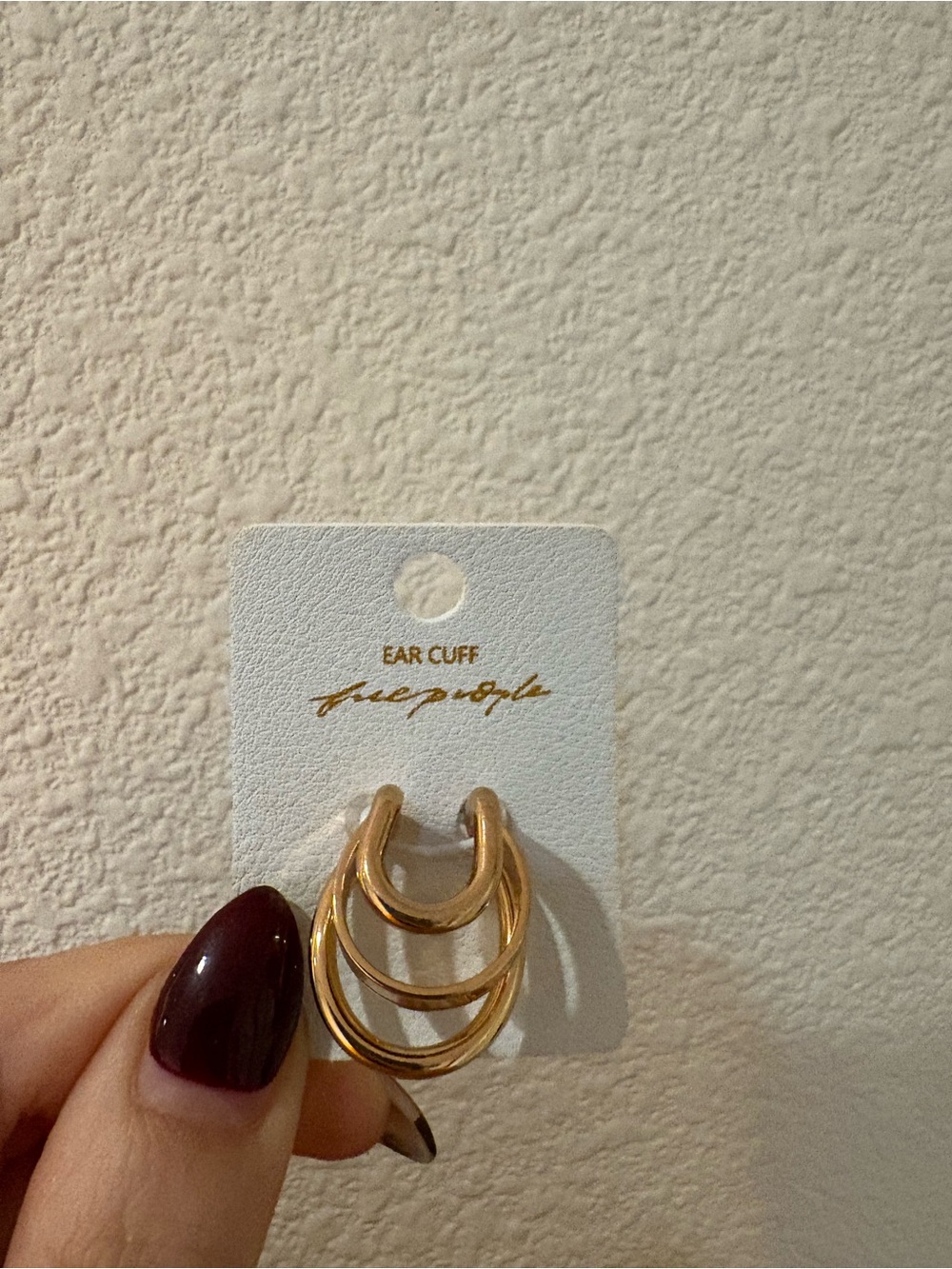 Free People Gold Ear Cuff
